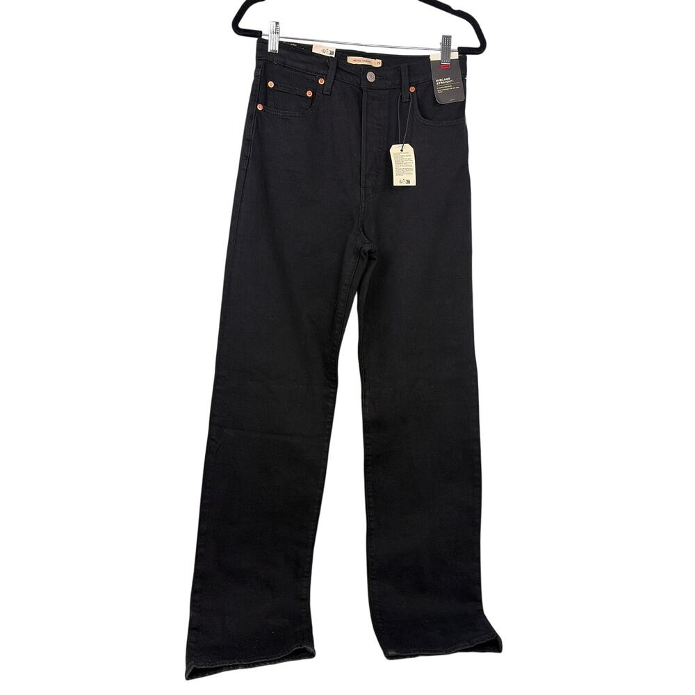 Levi’s Rib Cage Retro 90s Grunge Straight Jeans Super High Rise Button Fly 28